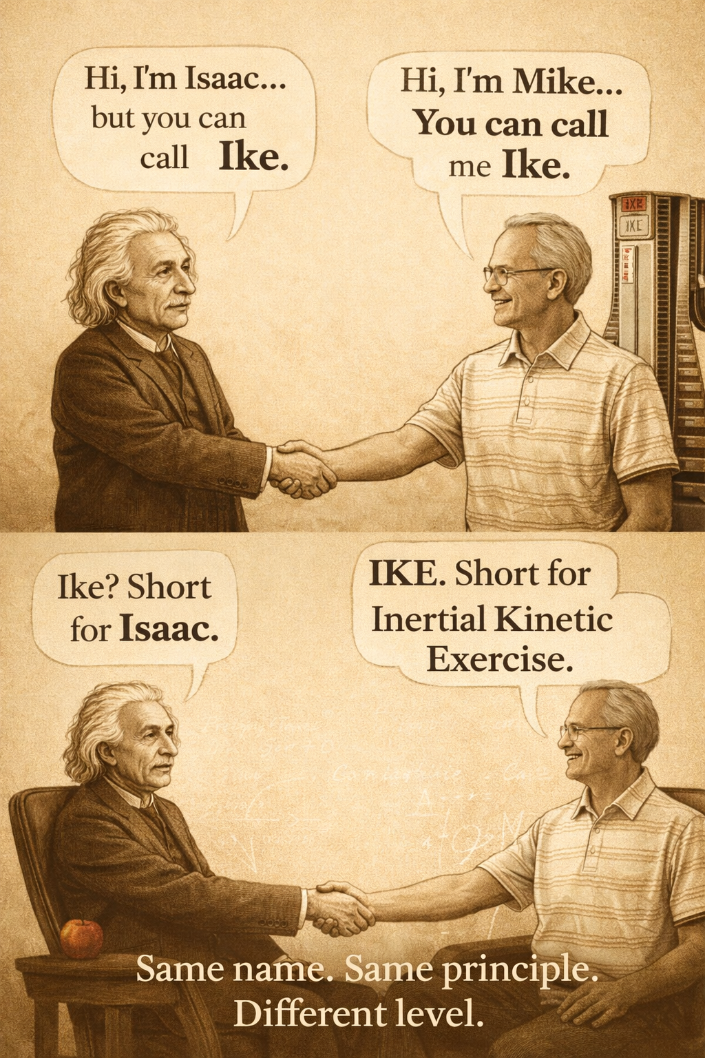 Call Me Ike - Isaac Newton meets Mike Thompson