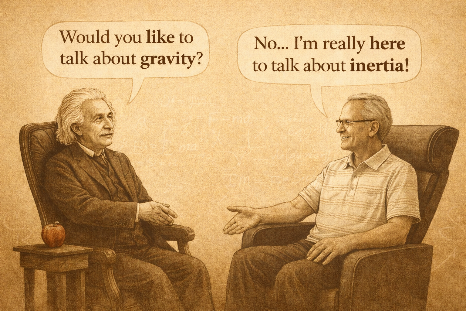 Like to Talk Gravity - Einstein meets Mike